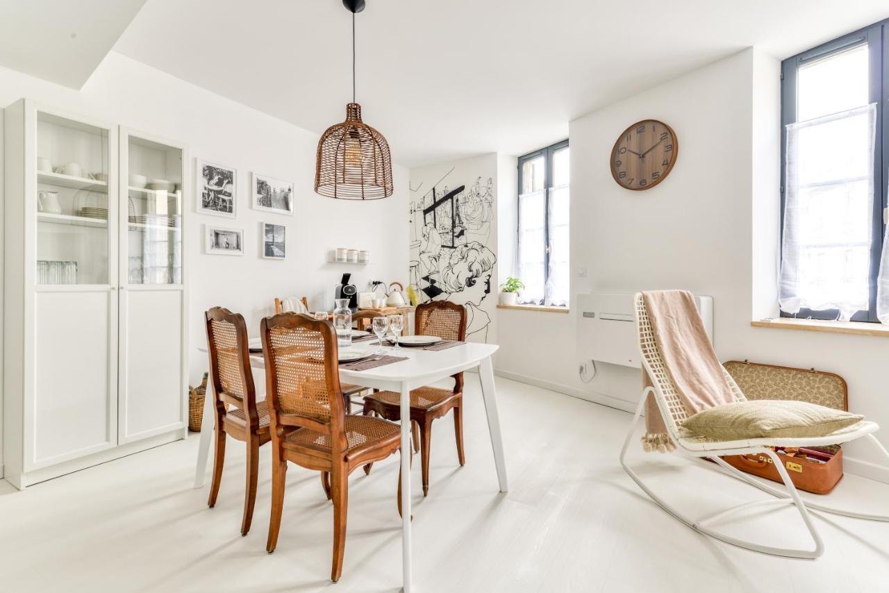 Les Gites De Laure - L'Or Blanc, Appartement Avec Vue Sur Le Chateau, Climatisation, Netflix, A 160 M De La Cite Medievale Carcassonne Luaran gambar
