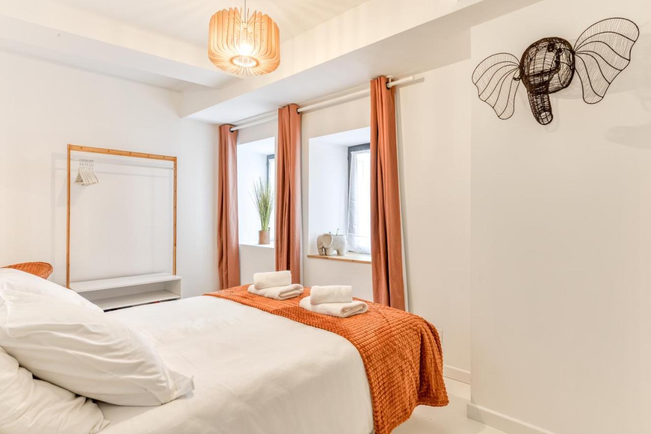 Les Gites De Laure - L'Or Blanc, Appartement Avec Vue Sur Le Chateau, Climatisation, Netflix, A 160 M De La Cite Medievale Carcassonne Luaran gambar