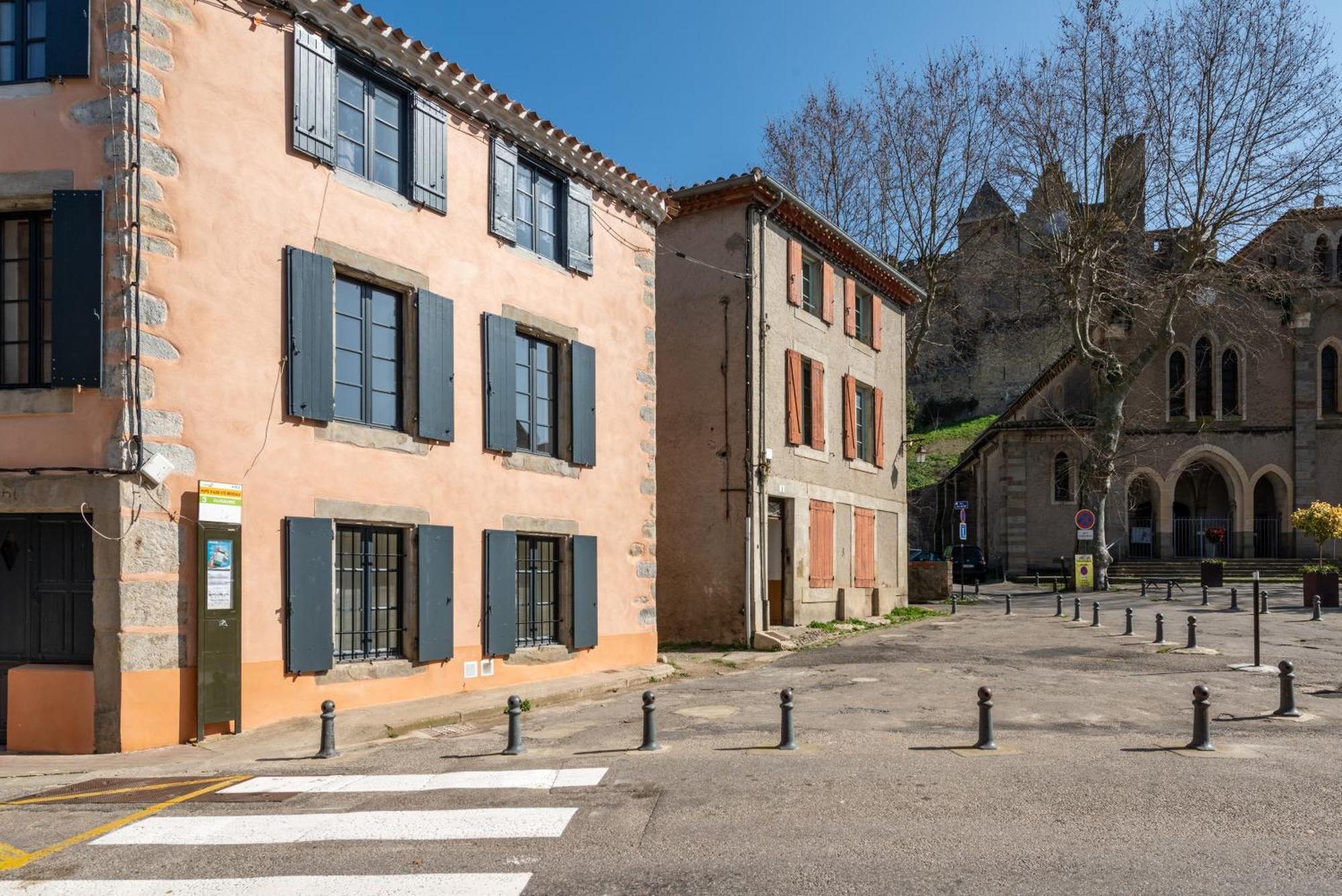 Les Gites De Laure - L'Or Blanc, Appartement Avec Vue Sur Le Chateau, Climatisation, Netflix, A 160 M De La Cite Medievale Carcassonne Luaran gambar